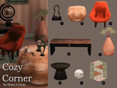 Cozy Corner Set Now Available! Sims 4 CC