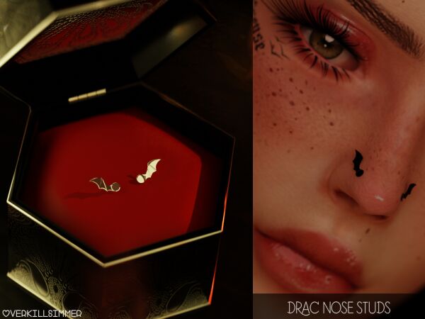 Drac Nose Studs Sims 4 CC