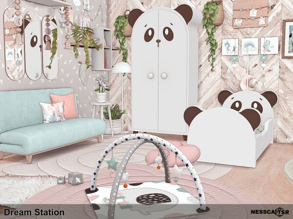 Dream Station By Nessca Sims 4 CC