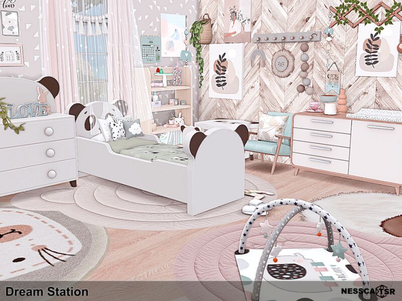 sims 4 cc dream station by nessca 2