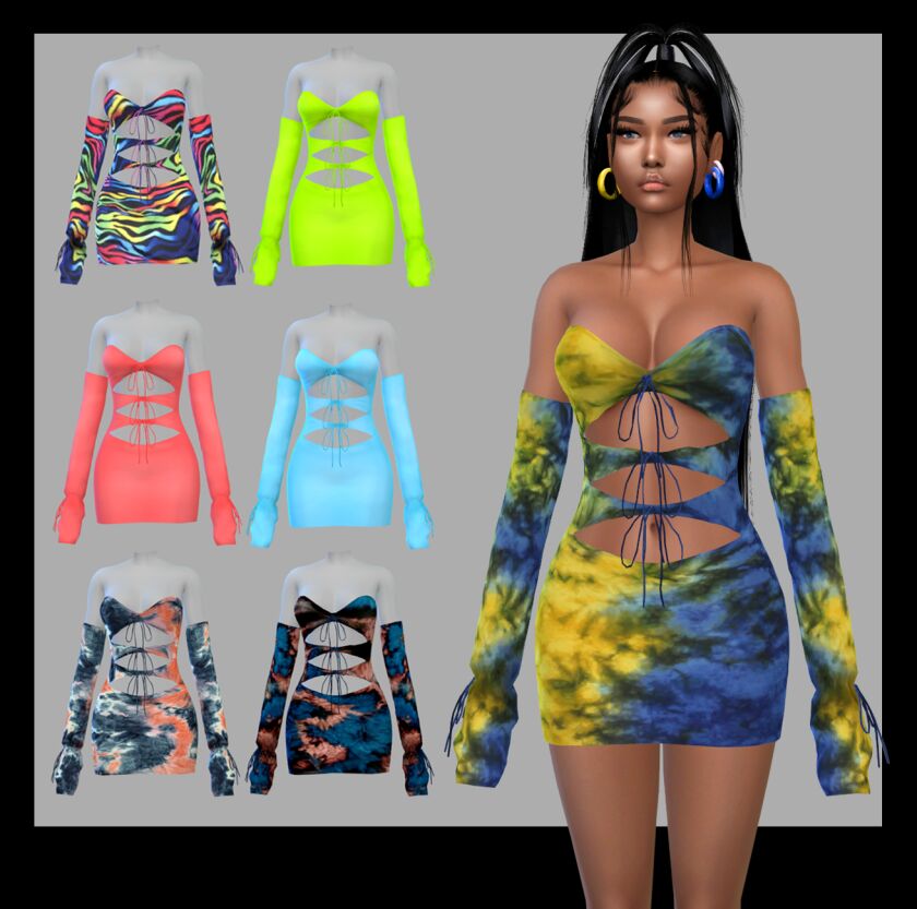 Dress Collection by Fusionstyle Sims 4 CC