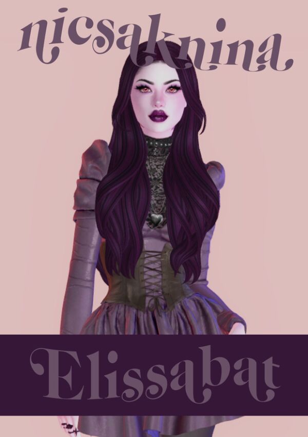 Elissabat – Downloadable SIM by Nicsaknina Sims 4 CC