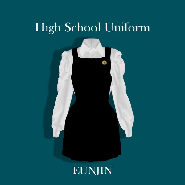 [Eunjin] High School Uniform Sims 4 CC