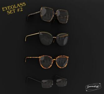 Stylish Eyeglasses Set #2 Sims 4 CC