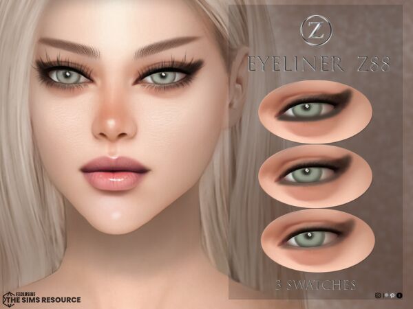 Eyeliner Z88 by Zenx Sims 4 CC