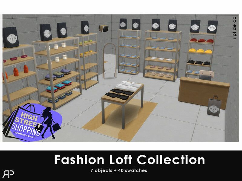 Fashion Loft Collection By Riptidecc Sims 4 CC