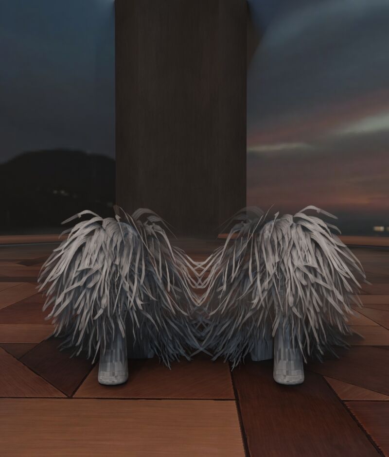 sims 4 cc feather heels 3