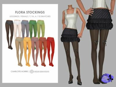 Flora Stockings Sims 4 CC