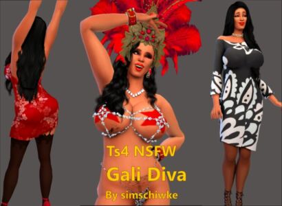 Gali Diva: Actress from Sexmex Sims 4 CC