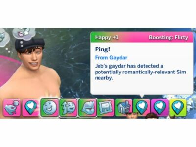 Discover Gaydar for Sims Sims 4 CC