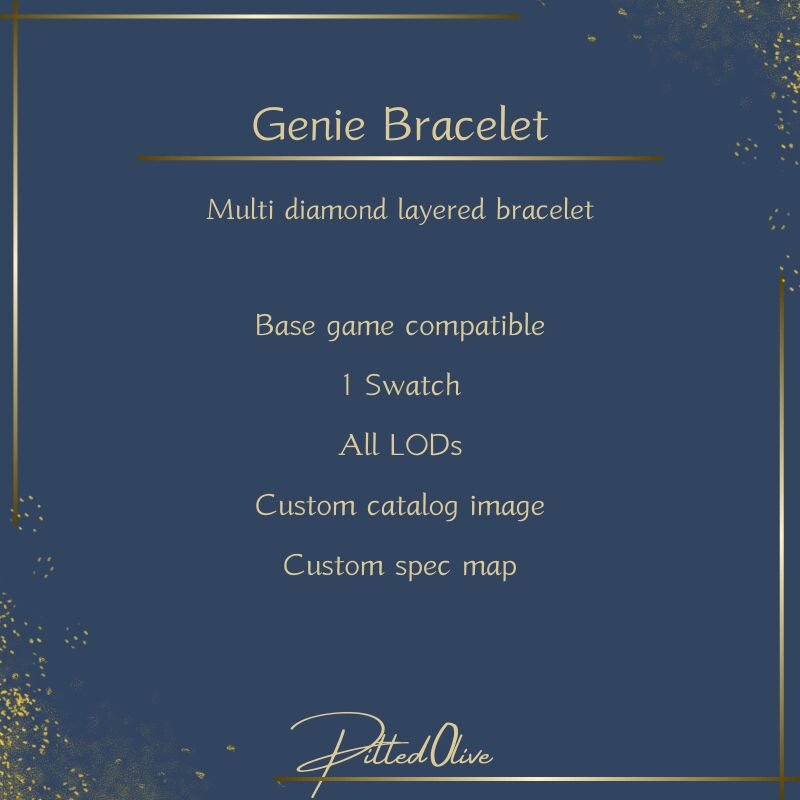 sims 4 cc genie bracelet by pitted0live 2