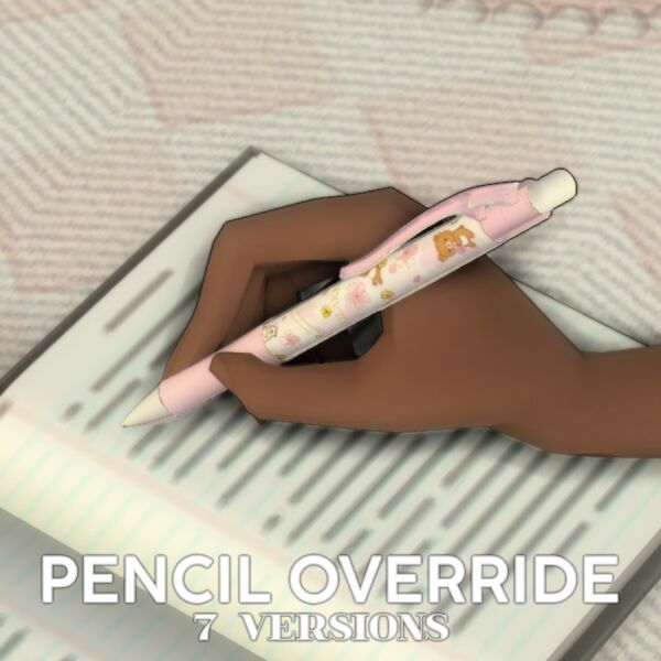 Gloomiee Pencil Overrides for Your Game Sims 4 CC