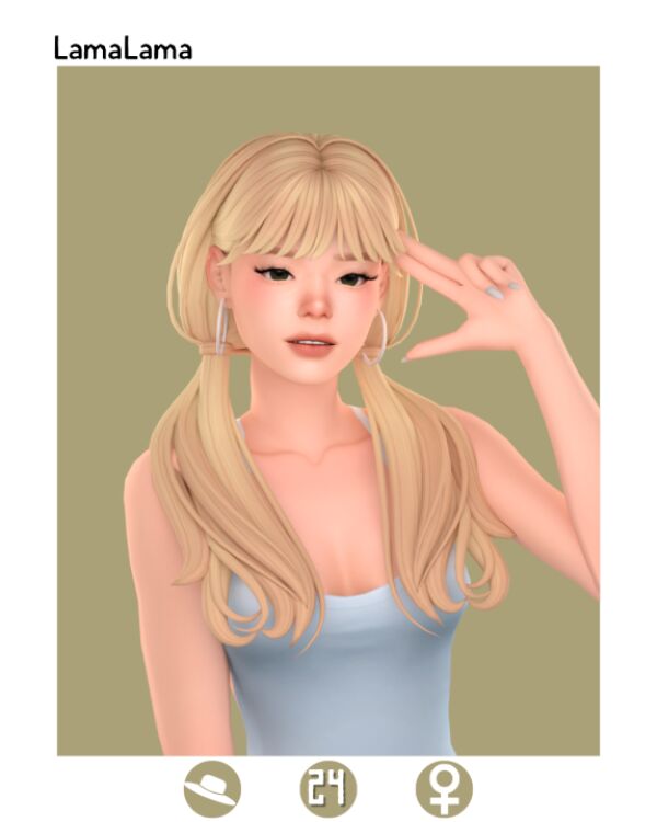 Hair Madlyn Sims 4 CC