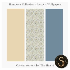 Hamptons 2024 – Foscot Wallpapers Sims 4 CC