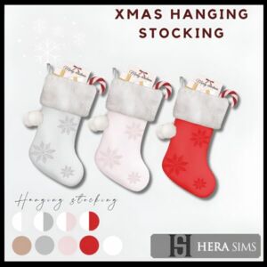 Hanging Christmas Stockings for Your Home Sims 4 CC