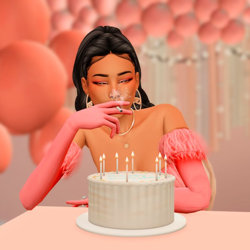 sims 4 cc happy birthday to me posepack 10