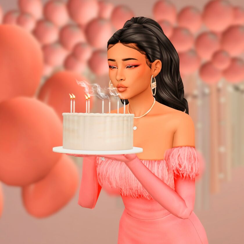 sims 4 cc happy birthday to me posepack 2