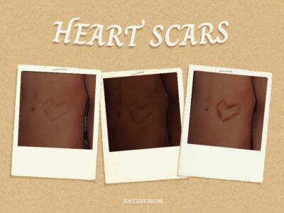 Heart Scars Sims 4 CC