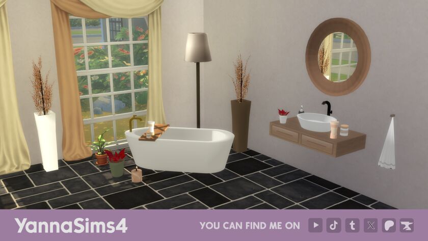 sims 4 cc hi this autumn bathroom set is now available as 2