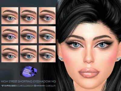 High Street Shopping Eyeshadow by Caroll91 Sims 4 CC