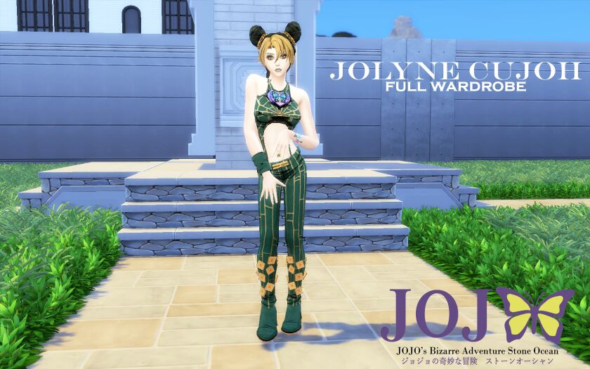 Jolyne Cujoh Wardrobe Unveiled! Sims 4 CC