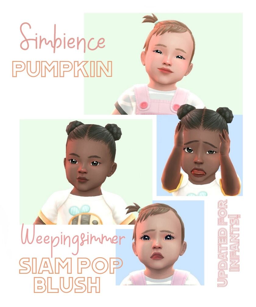 Updated Blushes for All Ages and Genders Sims 4 CC