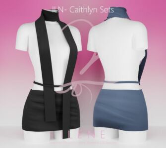 ILN. Caitlyn Sets – New Clothing Collection Sims 4 CC