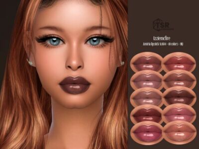 IMF Amiria Lipstick N.604 – Stunning Lip Color Sims 4 CC