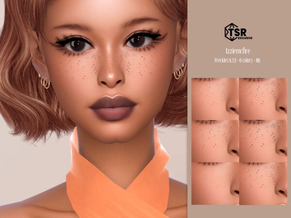 Freckles for Your Sims: IMF Freckles N.53 Sims 4 CC