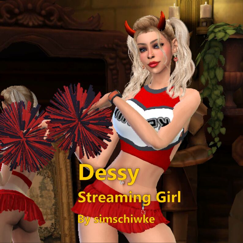 sims 4 cc inspired by dessy a model streamer cosplayer dl 6