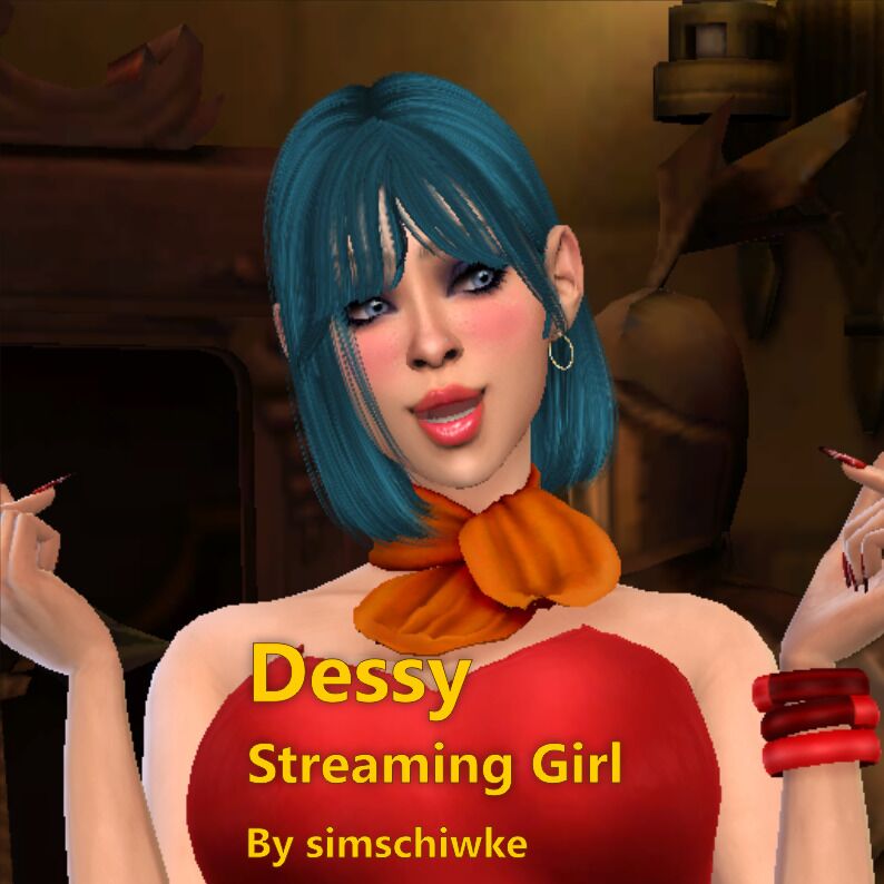 sims 4 cc inspired by dessy a model streamer cosplayer dl 8