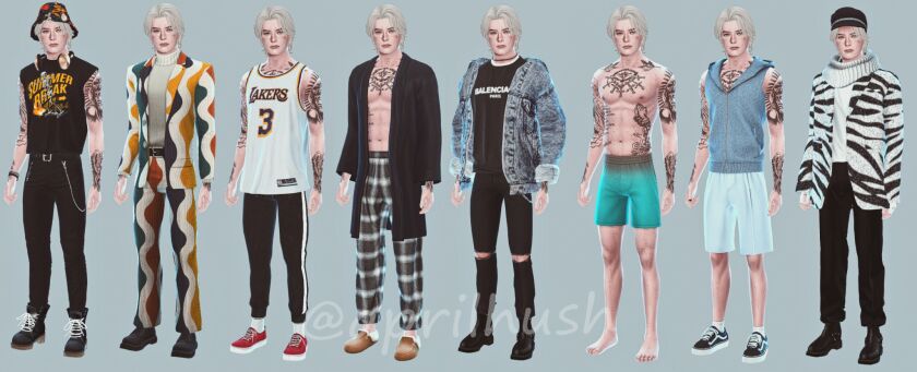 sims 4 cc jared jared has 8 outfits each wardrobe 5