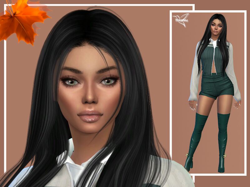 Jessica Jourez By Trasras Sims 4 CC