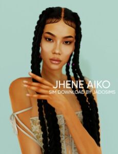 Download Jhene Aiko Sim for Free! Sims 4 CC