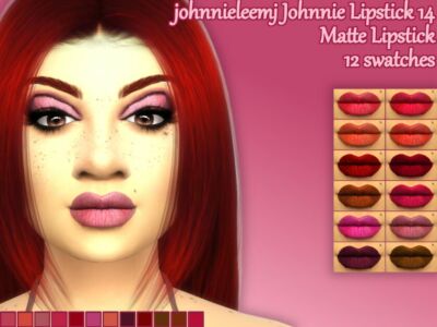 Johnnie Lipstick 14 by Johnnieleemj Sims 4 CC