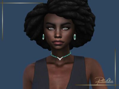 Emerald and Diamond Justine Choker – Now Available Sims 4 CC