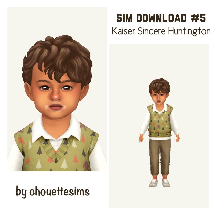 Kaiser Sincere Huntington 𐙚 Sims 4 CC