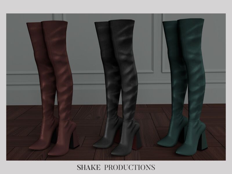 sims 4 cc kayla high heel boots 2