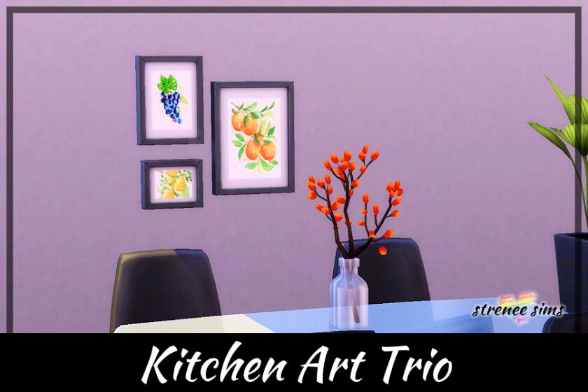 Stunning Kitchen Art for Your Sims Sims 4 CC