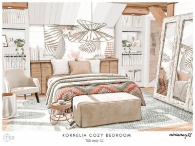 Kornelia Cozy Bedroom Sims 4 CC