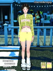 Leopard Print SET by Charon & Roqiqi Sims 4 CC