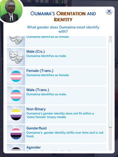 sims 4 cc lgbtqia gender orientation overhaul by lumpinou 2