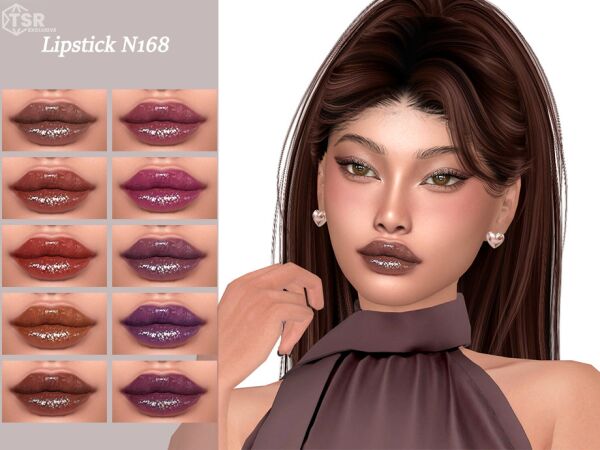 Stunning Lipstick N168 by Qlayla Sims 4 CC