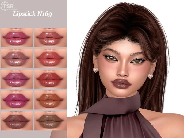 Stunning Lipstick N169 by Qlayla Sims 4 CC