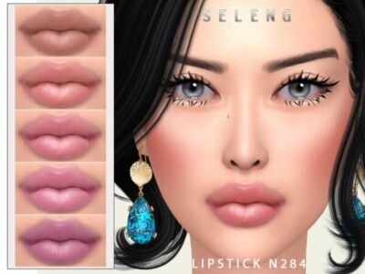 Stunning Lipstick N284 by Seleng Sims 4 CC