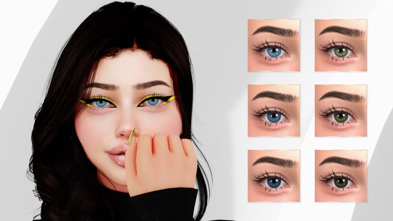 sims 4 cc llium makeup and genetics by caroll 2