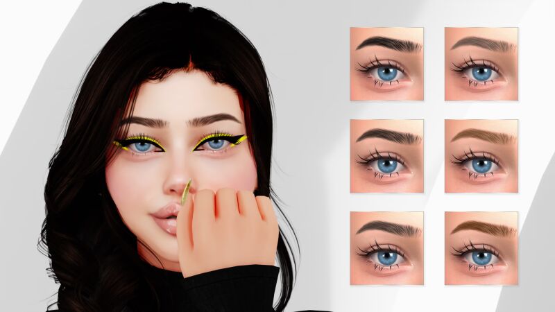 sims 4 cc llium makeup and genetics by caroll 4