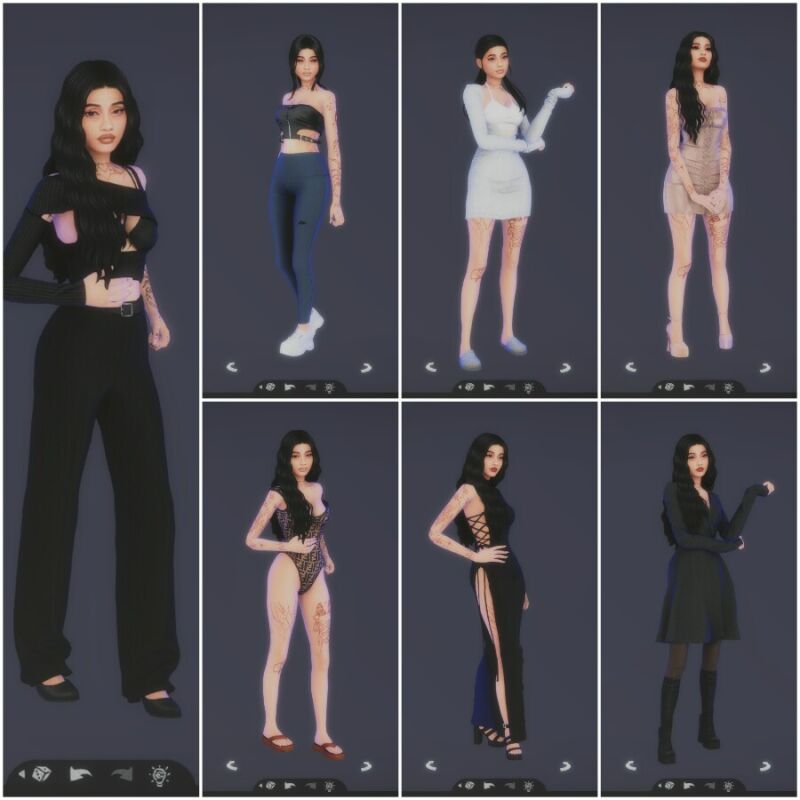 sims 4 cc lou maryam by natasims 2