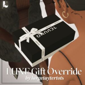 Luxe Gift Box Override Sims 4 CC