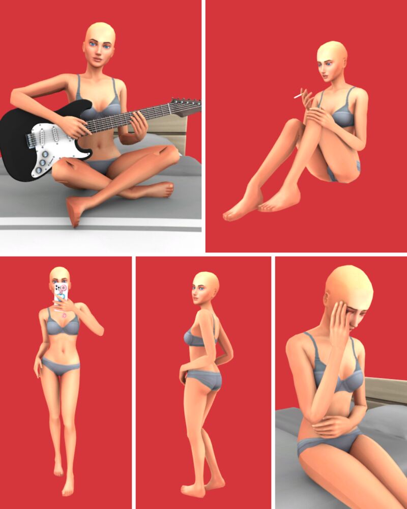 sims 4 cc madson pose pack 2